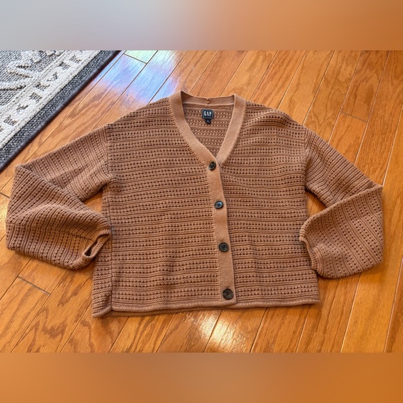 Gap Knitted Cardigan Womens Size Small Tall - Picture 1 of 3